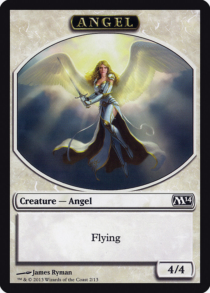 Angel Token [Magic 2014 Tokens] | Gear Gaming Bentonville