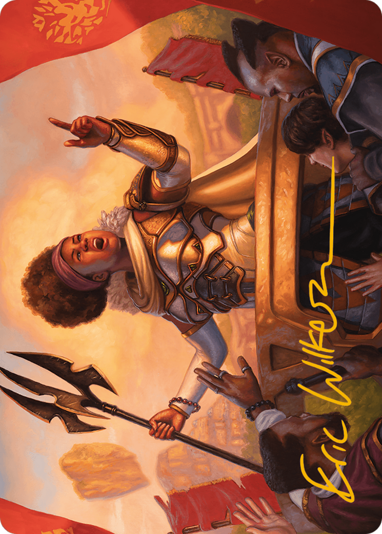 Recruiter of the Guard Art Card (Gold-Stamped Signature) [Modern Horizons 3 Art Series] | Gear Gaming Bentonville