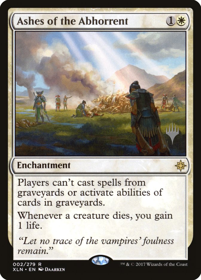 Ashes of the Abhorrent (Promo Pack) [Ixalan Promos] | Gear Gaming Bentonville