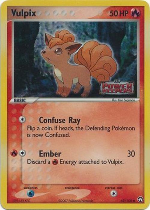 Vulpix (69/108) (Stamped) [EX: Power Keepers] | Gear Gaming Bentonville