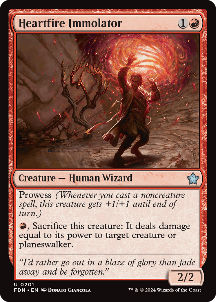 Heartfire Immolator [Foundations] | Gear Gaming Bentonville