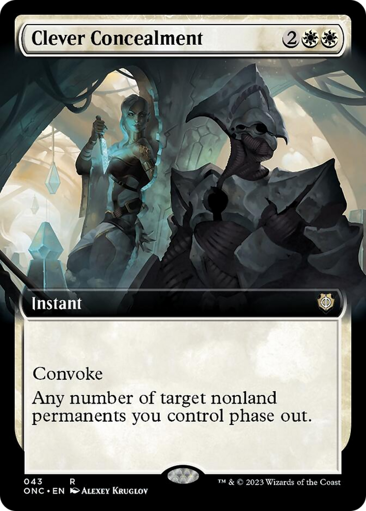 Clever Concealment (Extended Art) [Phyrexia: All Will Be One Commander] | Gear Gaming Bentonville