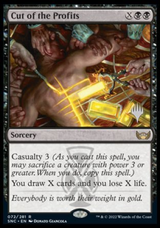 Cut of the Profits (Promo Pack) [Streets of New Capenna Promos] | Gear Gaming Bentonville