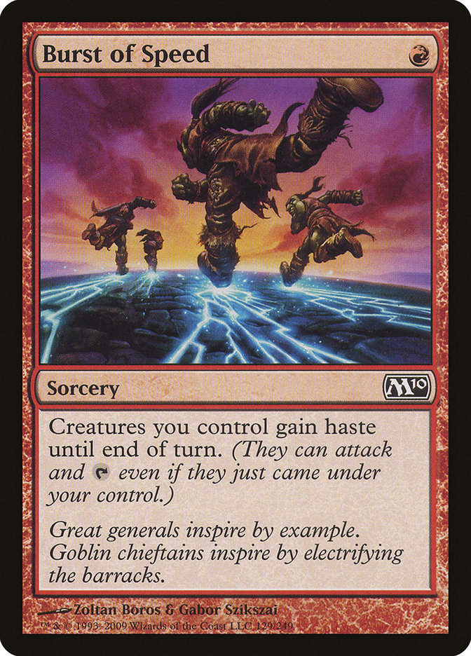 Burst of Speed [Magic 2010] | Gear Gaming Bentonville