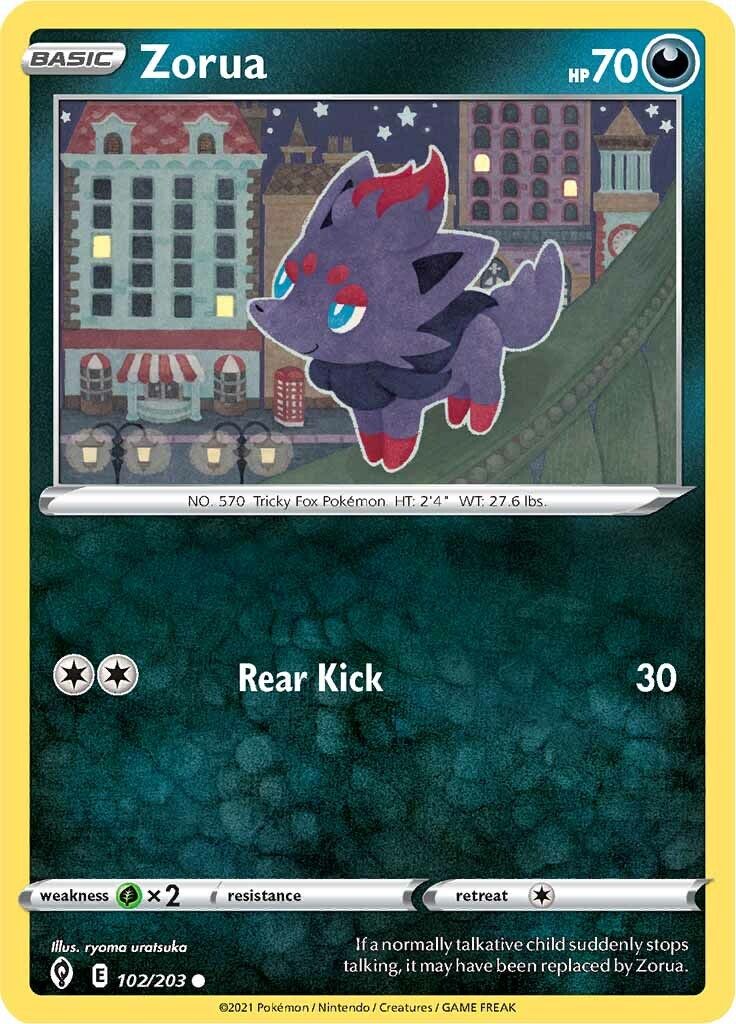 Zorua (102/203) [Sword & Shield: Evolving Skies] | Gear Gaming Bentonville