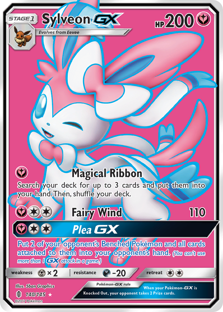 Sylveon GX (140/145) [Sun & Moon: Guardians Rising] | Gear Gaming Bentonville