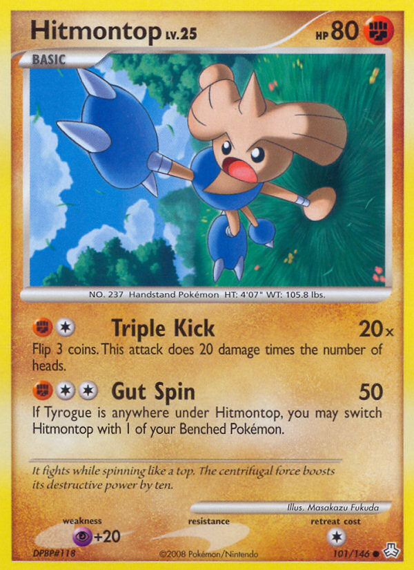 Hitmontop (101/146) [Diamond & Pearl: Legends Awakened] | Gear Gaming Bentonville