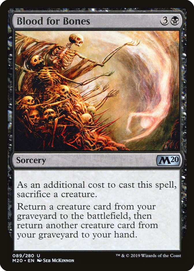 Blood for Bones [Core Set 2020] | Gear Gaming Bentonville