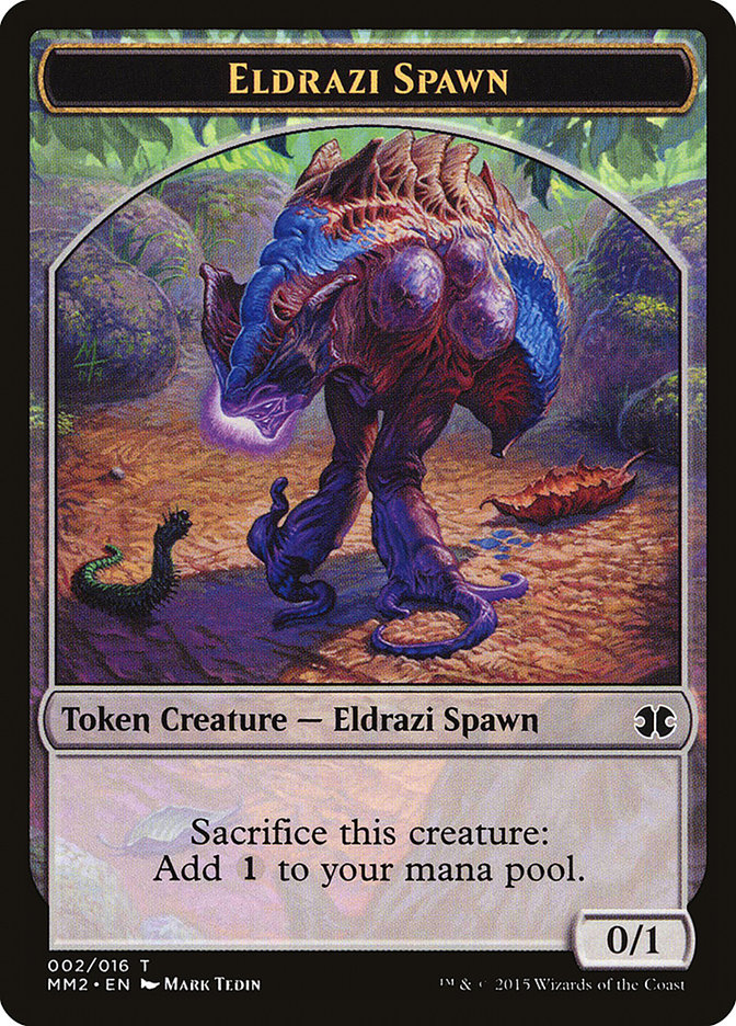 Eldrazi Spawn Token (002/016) [Modern Masters 2015 Tokens] | Gear Gaming Bentonville