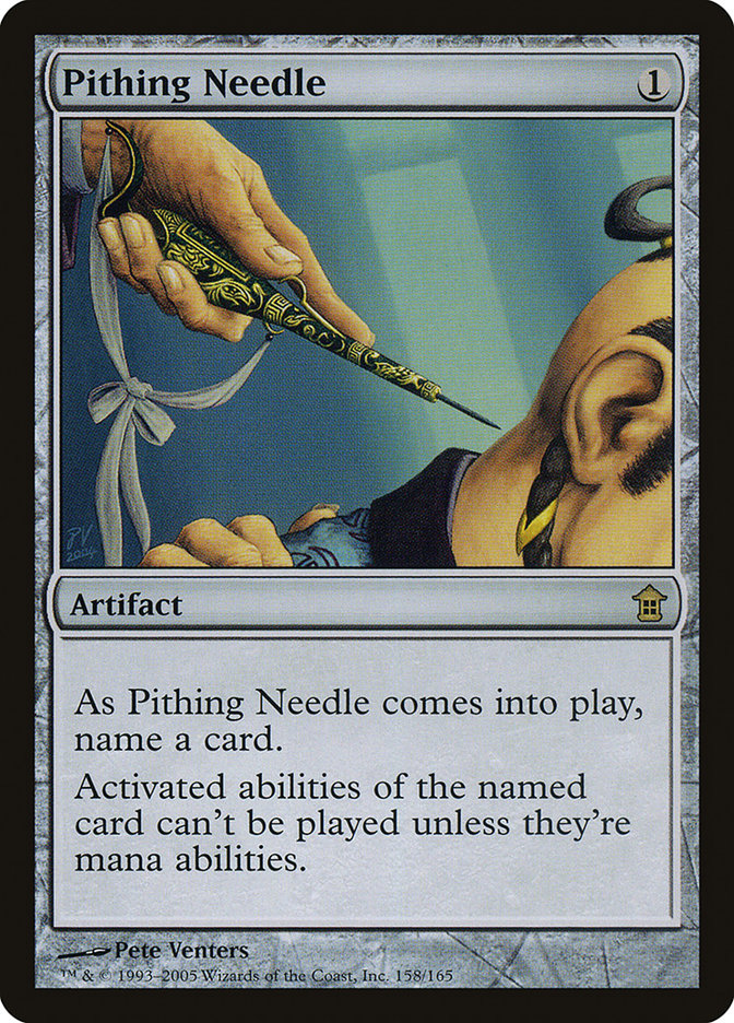 Pithing Needle [Saviors of Kamigawa] | Gear Gaming Bentonville