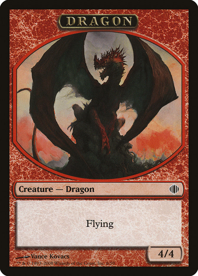 Dragon Token [Shards of Alara Tokens] | Gear Gaming Bentonville