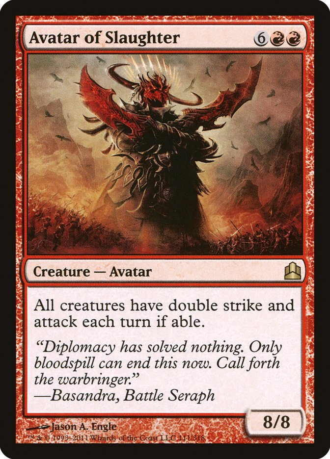 Avatar of Slaughter [Commander 2011] | Gear Gaming Bentonville