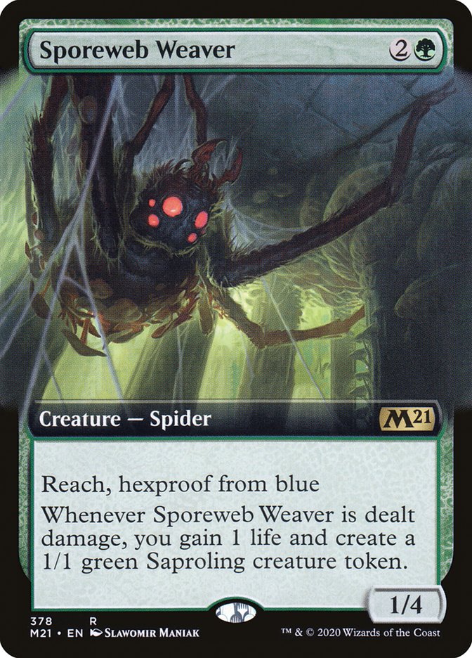 Sporeweb Weaver (Extended Art) [Core Set 2021] | Gear Gaming Bentonville