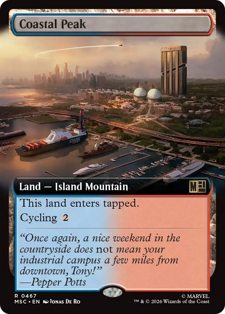 Coastal Peak (Extended Art) [Marvel Super Heroes Commander] | Gear Gaming Bentonville