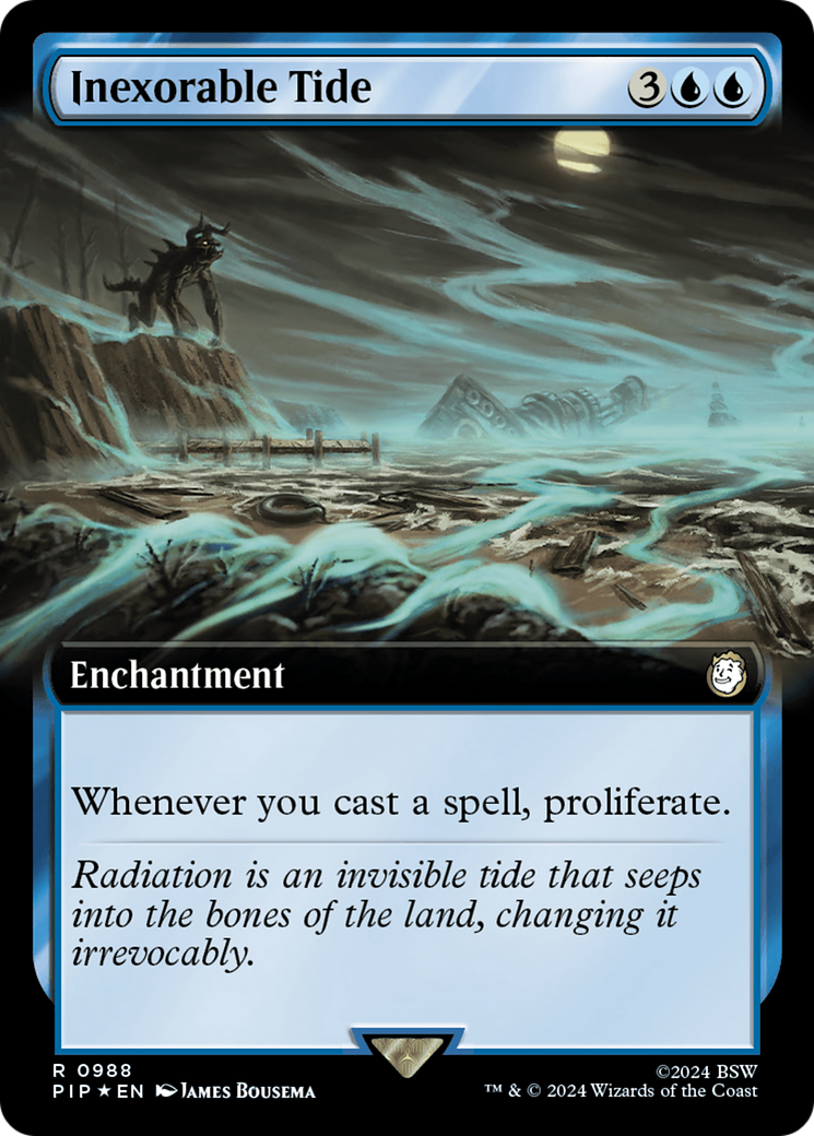 Inexorable Tide (Extended Art) (Surge Foil) [Fallout] | Gear Gaming Bentonville
