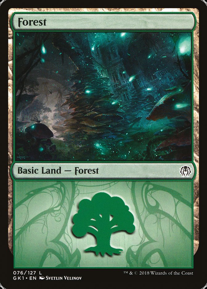 Forest (76) [Guilds of Ravnica Guild Kit] | Gear Gaming Bentonville
