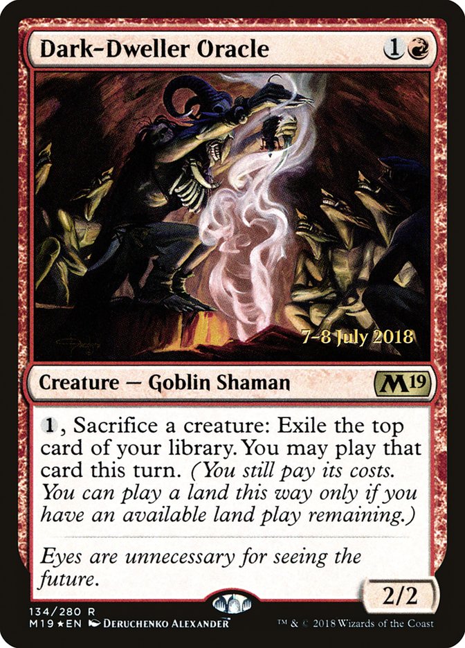 Dark-Dweller Oracle [Core Set 2019 Prerelease Promos] | Gear Gaming Bentonville