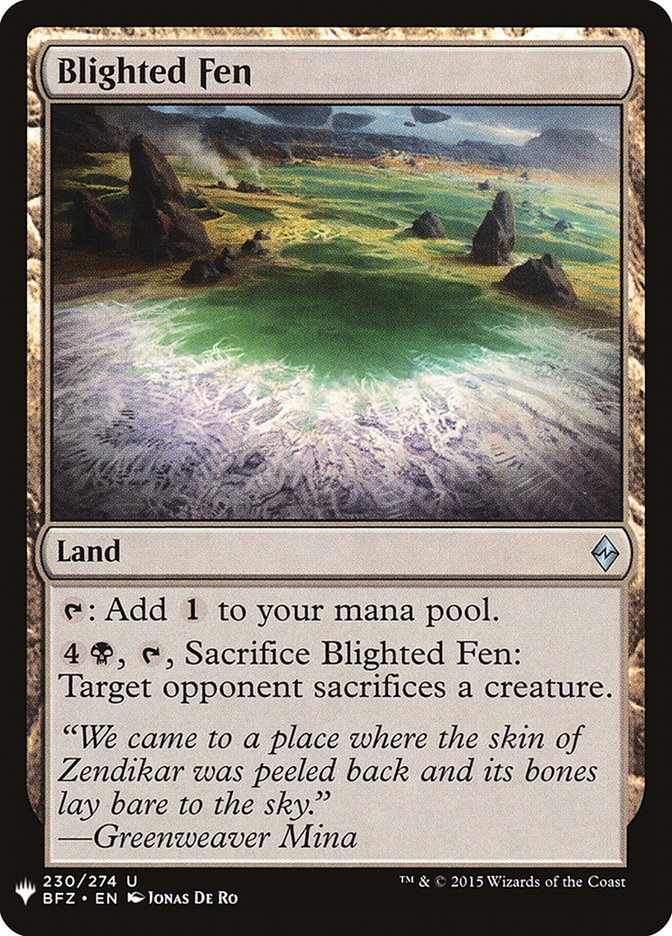 Blighted Fen [Mystery Booster] | Gear Gaming Bentonville