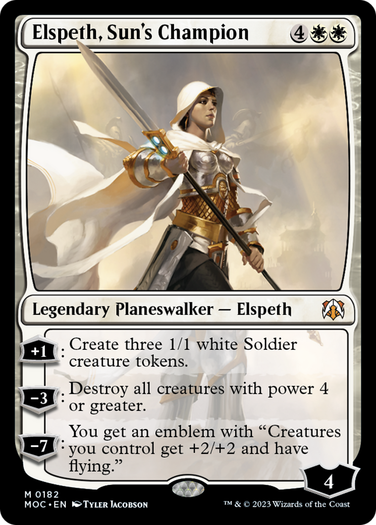 Elspeth, Sun's Champion [March of the Machine Commander] | Gear Gaming Bentonville