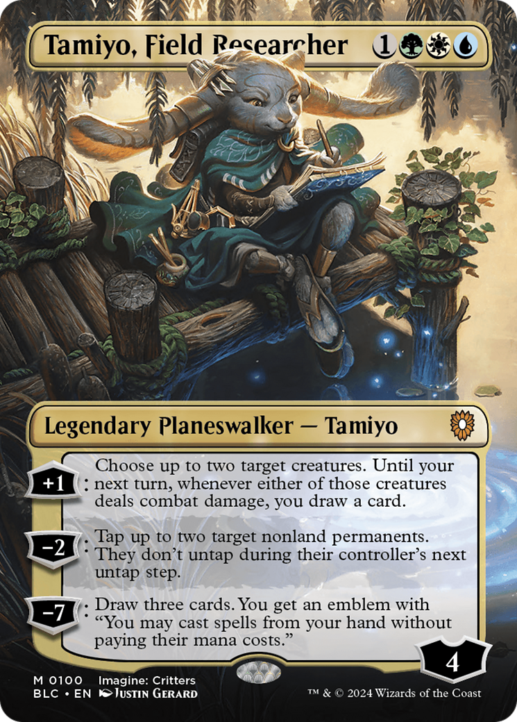 Tamiyo, Field Researcher (Borderless) [Bloomburrow Commander] | Gear Gaming Bentonville