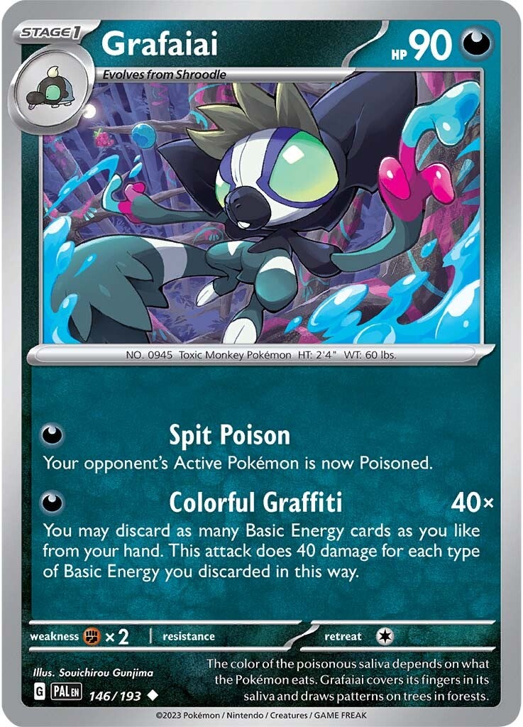 Grafaiai (146/193) [Scarlet & Violet: Paldea Evolved] | Gear Gaming Bentonville