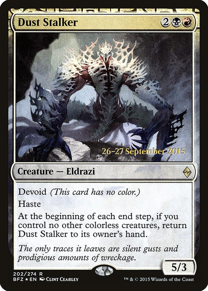 Dust Stalker [Battle for Zendikar Prerelease Promos] | Gear Gaming Bentonville