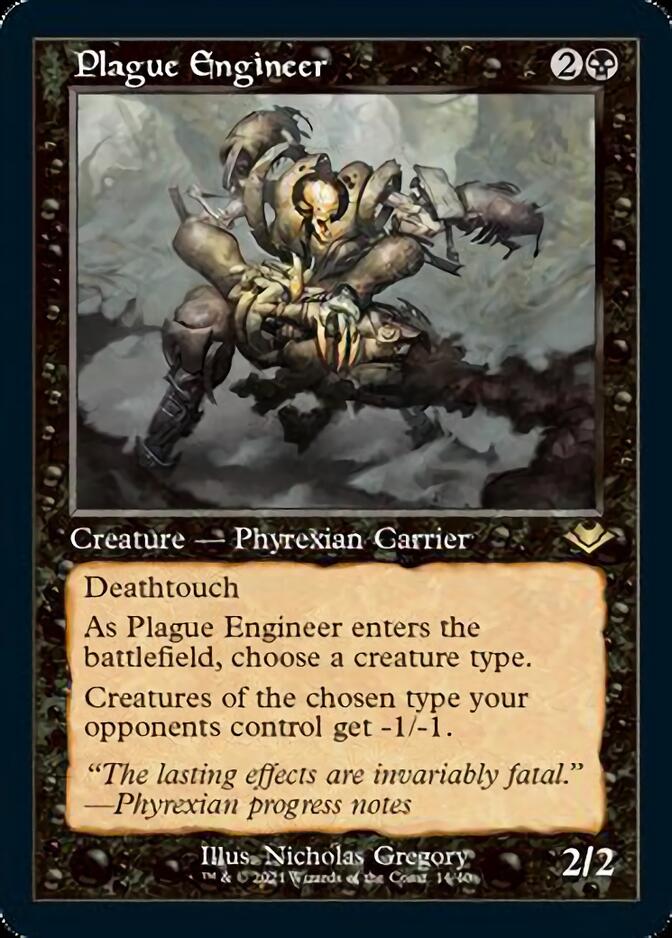 Plague Engineer (Retro Foil Etched) [Modern Horizons] | Gear Gaming Bentonville