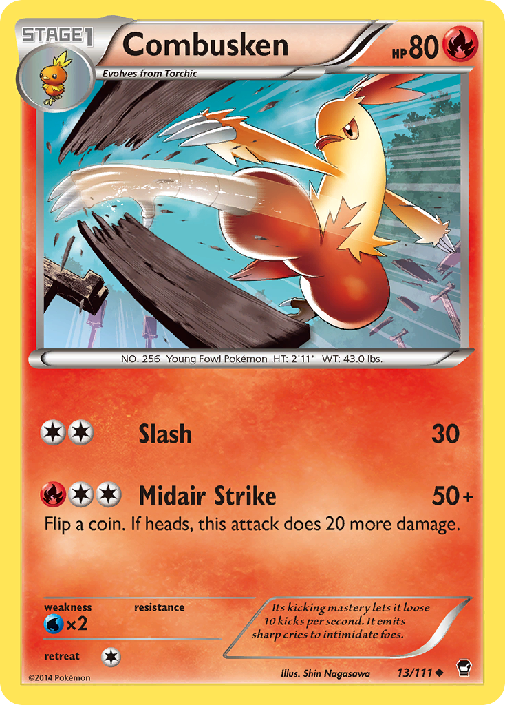 Combusken (13/111) [XY: Furious Fists] | Gear Gaming Bentonville