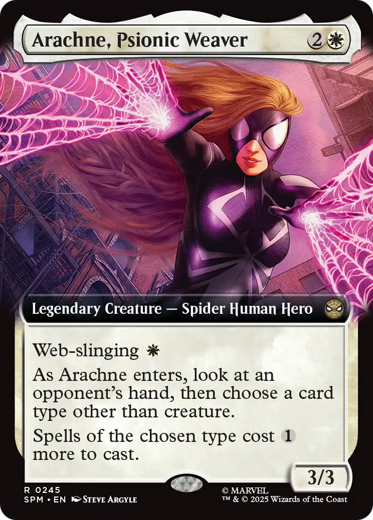 Arachne, Psionic Weaver (Extended Art) [Marvel's Spider-Man] | Gear Gaming Bentonville