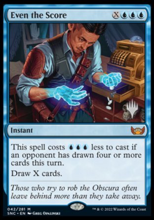 Even the Score (Promo Pack) [Streets of New Capenna Promos] | Gear Gaming Bentonville