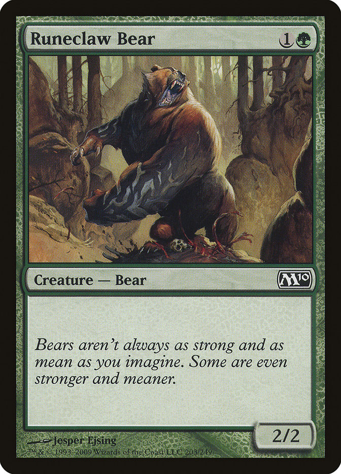 Runeclaw Bear [Magic 2010] | Gear Gaming Bentonville