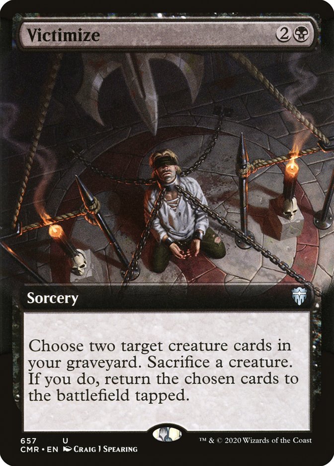 Victimize (Extended Art) [Commander Legends] | Gear Gaming Bentonville