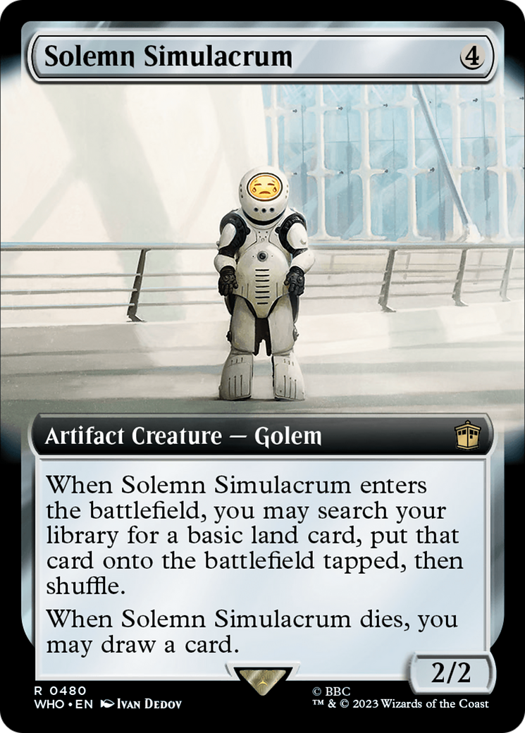 Solemn Simulacrum (Extended Art) [Doctor Who] | Gear Gaming Bentonville