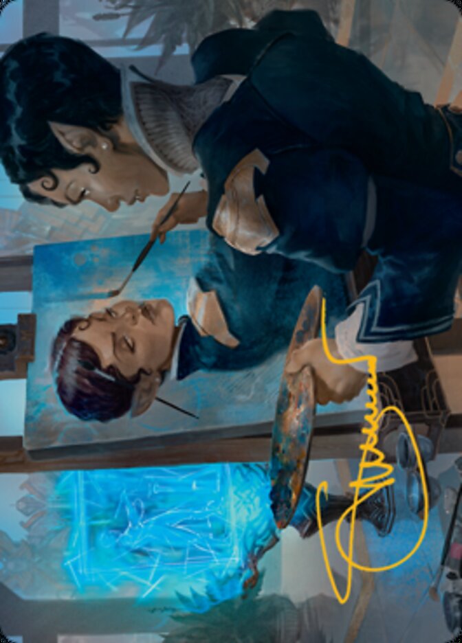 Parnesse, the Subtle Brush Art Card (Gold-Stamped Signature) [Streets of New Capenna Art Series] | Gear Gaming Bentonville