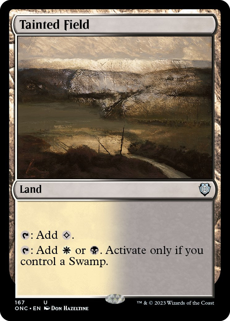 Tainted Field [Phyrexia: All Will Be One Commander] | Gear Gaming Bentonville