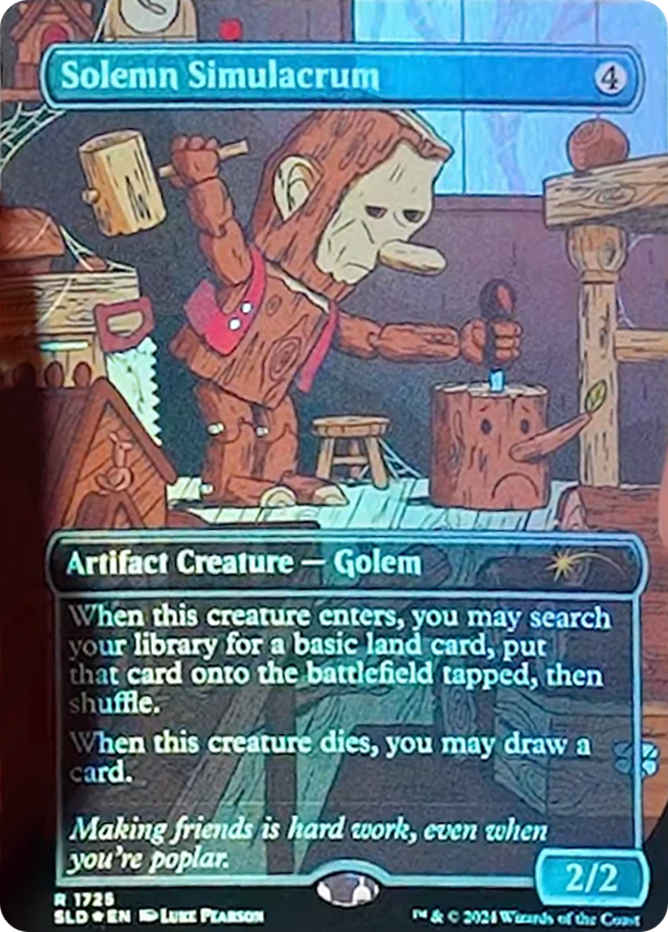 Solemn Simulacrum (1725) (Rainbow Foil) [Secret Lair Drop Series] | Gear Gaming Bentonville