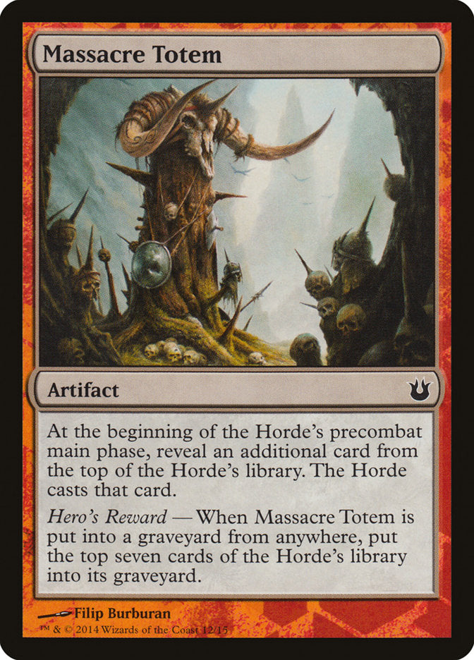 Massacre Totem [Born of the Gods Battle the Horde] | Gear Gaming Bentonville