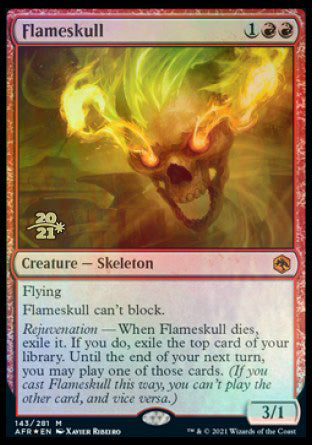 Flameskull [Dungeons & Dragons: Adventures in the Forgotten Realms Prerelease Promos] | Gear Gaming Bentonville