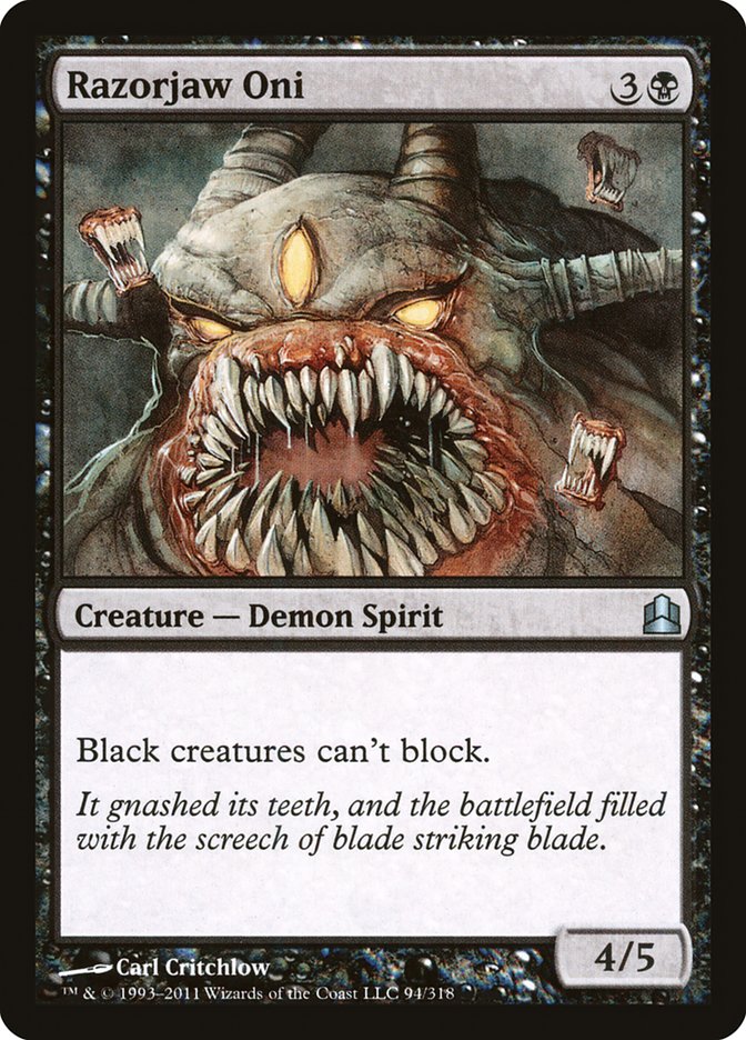 Razorjaw Oni [Commander 2011] | Gear Gaming Bentonville