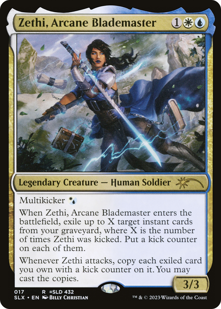 Zethi, Arcane Blademaster [Secret Lair: Universes Within] | Gear Gaming Bentonville