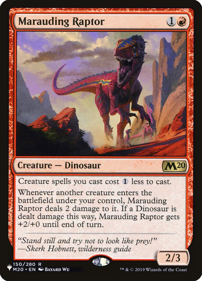 Marauding Raptor [The List] | Gear Gaming Bentonville