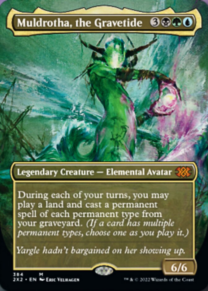 Muldrotha, the Gravetide (Borderless Alternate Art) [Double Masters 2022] | Gear Gaming Bentonville