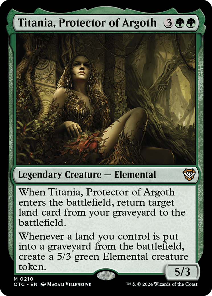 Titania, Protector of Argoth [Outlaws of Thunder Junction Commander] | Gear Gaming Bentonville