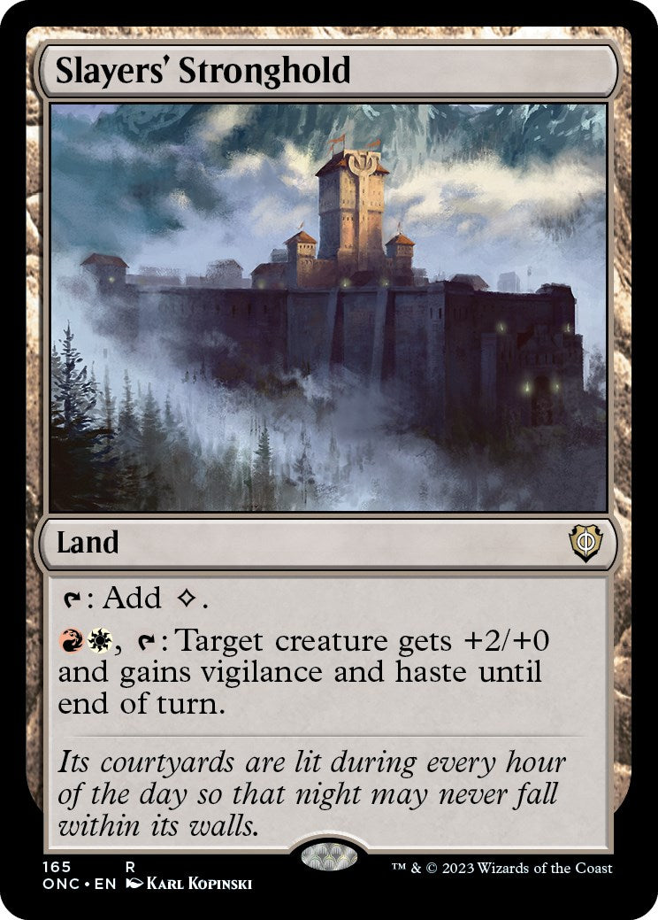 Slayers' Stronghold [Phyrexia: All Will Be One Commander] | Gear Gaming Bentonville