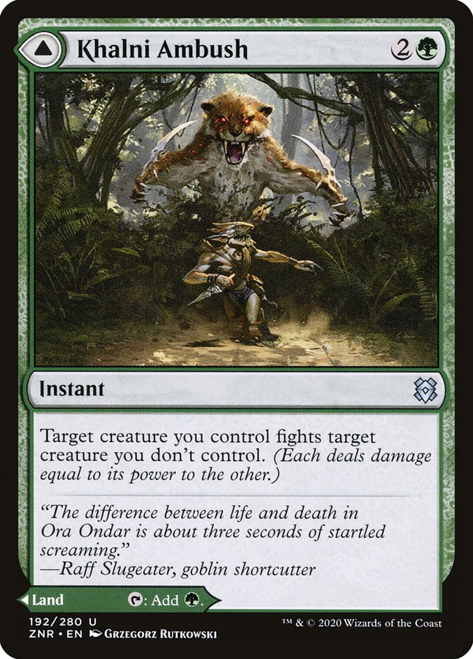 Khalni Ambush // Khalni Territory [Zendikar Rising] | Gear Gaming Bentonville