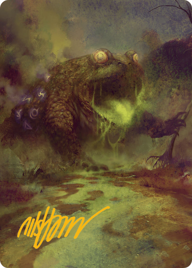 The Gitrog Monster Art Card (Gold-Stamped Signature) [Bloomburrow Art Series] | Gear Gaming Bentonville