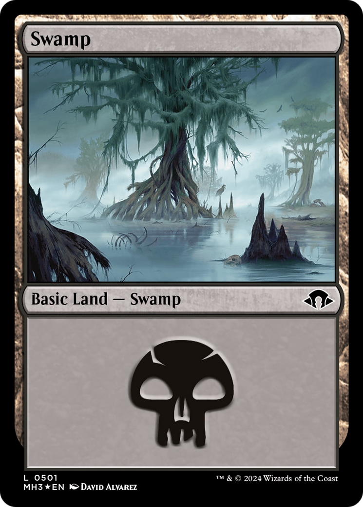 Swamp (0501) (Ripple Foil) [Modern Horizons 3] | Gear Gaming Bentonville