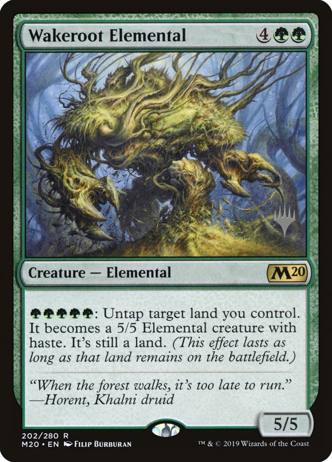 Wakeroot Elemental (Promo Pack) [Core Set 2020 Promos] | Gear Gaming Bentonville