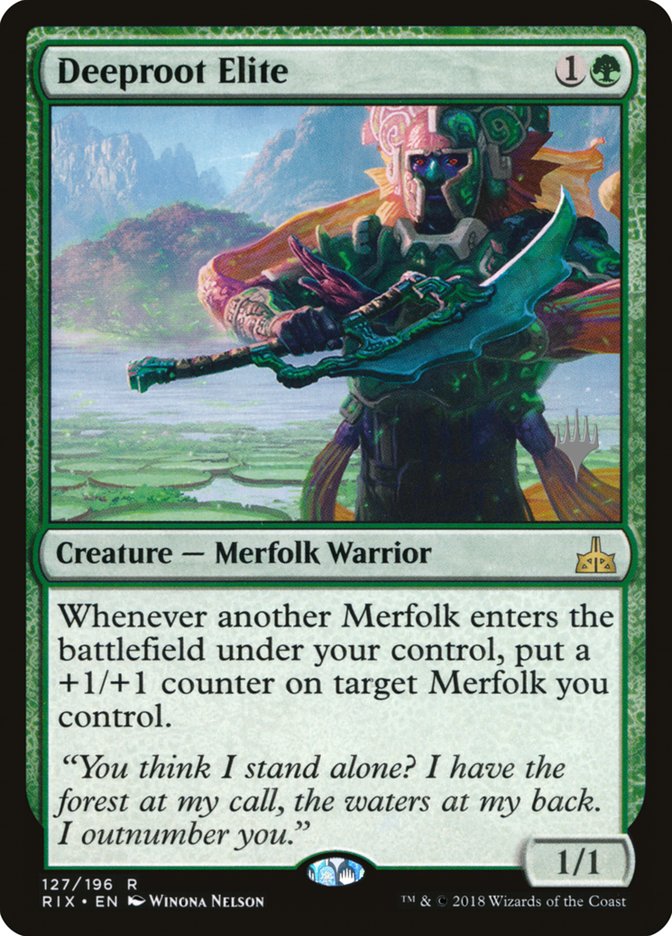 Deeproot Elite (Promo Pack) [Rivals of Ixalan Promos] | Gear Gaming Bentonville