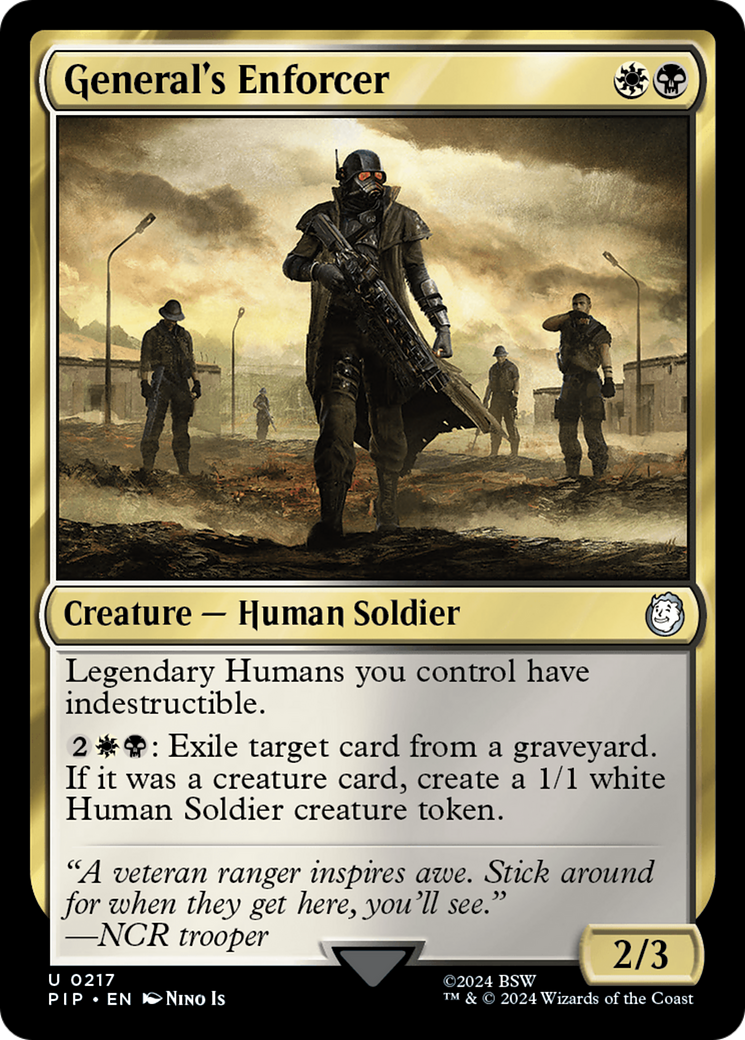 General's Enforcer [Fallout] | Gear Gaming Bentonville